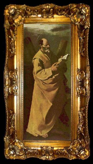framed  Francisco de Zurbaran Hl. Andreas, ta009-2